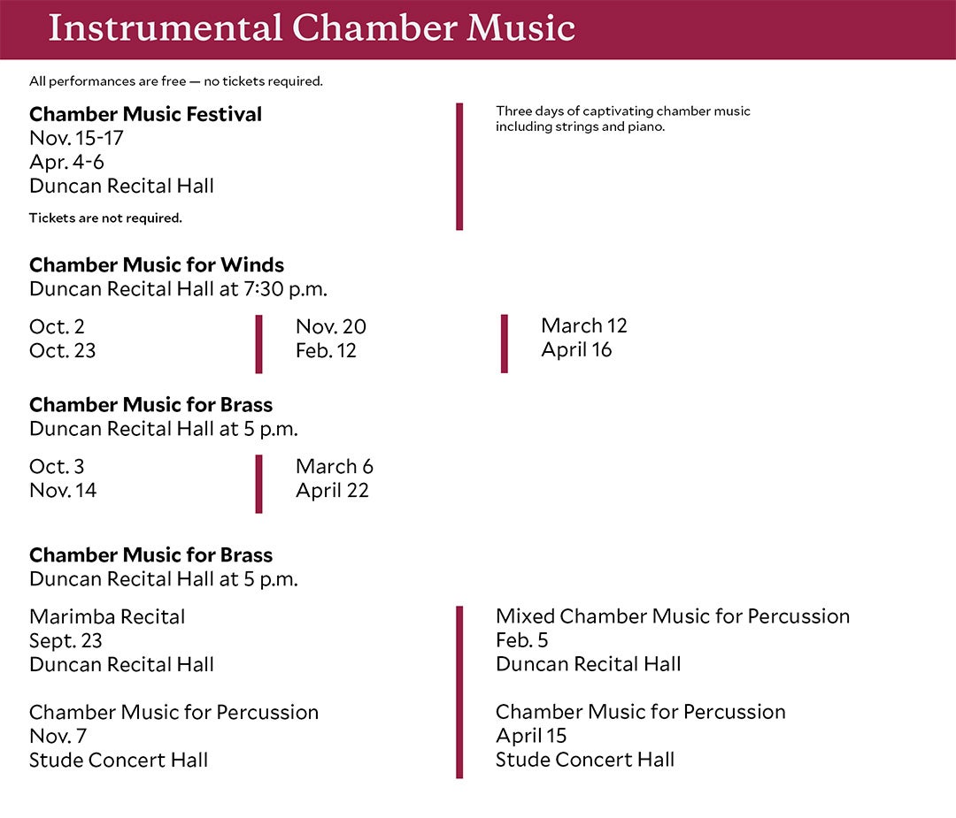 Rice’s Shepherd School of Music announces 202425 season Rice News
